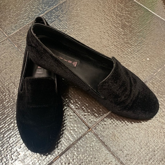 Ladies velvet Steve Madden loafers - Picture 2 of 4